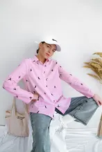 Las mujeres imprimir blusas 2021 nuevo manga larga Mujer Tops blusas Femme suelto Oficina dama camisas blusa top de verano las mujeres elegantes