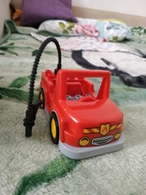 Accesorios de bloques de construcción para niños, gran tamaño, coche, camión, avión, motocicleta, vehículo, piezas de figuras grandes, juguetes educativos