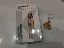 Nose-Hair-Trimmer Professional Electric Rechargeable Ear Champagne Color Men Fashion