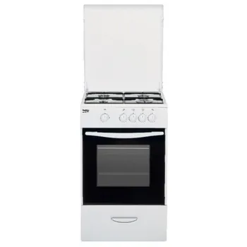 

Kitchen gas Beko CSG 42009 DW White 85x50x50