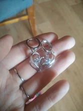 XIYANIKE-pendientes de circonia grande para mujer, de Plata de Ley 925, con forma de corazón, multicolor, temperamento elegante y precioso