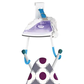 

Art moon Gefest support for iron and ironing board, steel, white, size Fits All irons and accessories