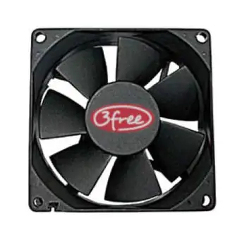 

8X8Cm internal fan black Color 3Free 8Cm-connect dissipative components and fans