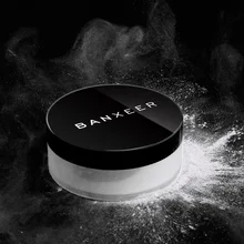 BANXEER Smooth Loose Powder Makeup finitura trasparente controllo dell'olio impermeabile per la finitura del viso con soffio cosmetico