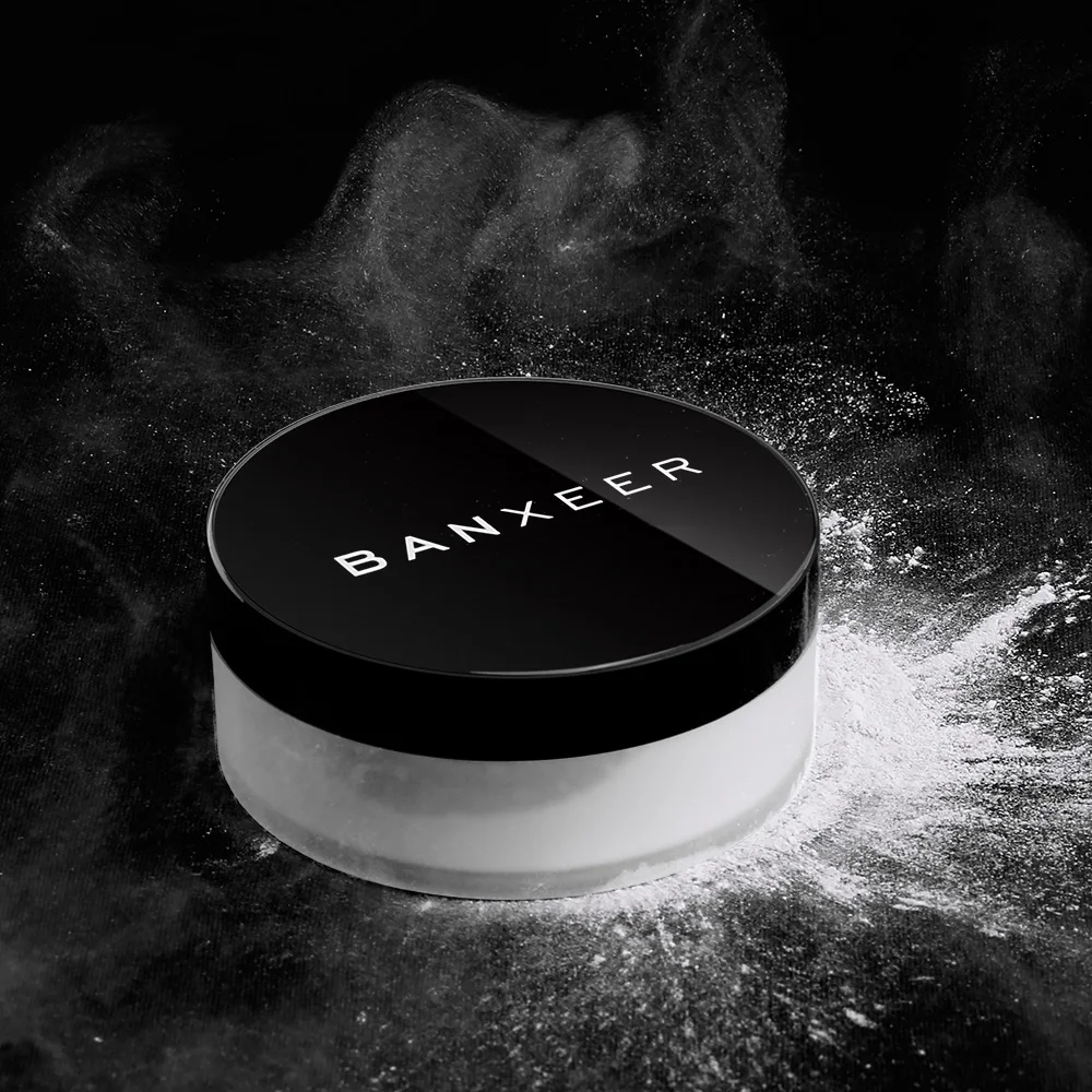 

BANXEER Smooth Loose Powder Makeup Transparent Finishing Oil Control Waterproof For Face Finish Setting With Cosmetic Puff