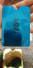 Anti Rfid de aluminio para hombre, billetera con bloqueo de lector, tarjetero para tarjetas bancarias, Banco de identificación, funda protectora de Metal para tarjetas de crédito, NFC, 6x9cm