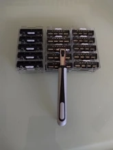 Afeitadora Manual de doble capa para hombre, máquina de afeitar de seguridad, afeitado de cara y cuerpo, herramienta de afeitar para Barba, barbero