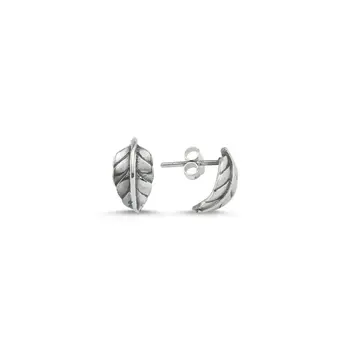 

Angemiel 925 Sterling Silver Leaf Earrings