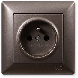 

PnpnElectrıc Gns Visage Ambiance Metallic Mocha UPS Socket 16A 220V AC Socket with Pin Earth