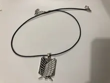 De Metal Anime ataque en las alas de la libertad titanium collar Shingeki no Kyojin collar cosplay collar de la encuesta