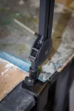Soporte de brazo de soporte para micrófono, soporte de tijera de suspensión ajustable de alta resistencia con resorte incorporado para bola de nieve azul Yeti Blue