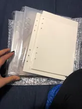 A5 A6 mate binder suelto Correa suelto cuaderno de hojas de papel de planificador página interior anillo archivador material de papelería regalo viajero