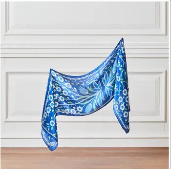 

Silk Neck Scarf Model Made in Turkey %100 Silk Anatolian Theme Muslim Women Hijabs Woman Headscarf Muslim Fashion Islamic Cloths