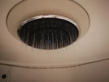 Nozzle Cabin-Accessories Roof-Head Top-Shower Round-Shape Rainfall Plastic Hot 25cm 1pcs