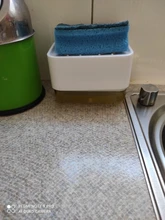 Pump-Dispenser-Box Container Sponge-Holder Soap Liquid Home-Cleaner Kitchen-Dish 