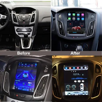 

Android 10 vertical Tesla screen car gps multimedia radio navigation player for Ford Focus 3 Mk 3 salon 2012-2018