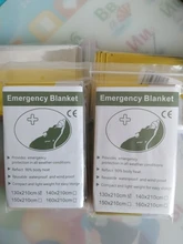 Kit de primeros auxilios de rescate para campamento, manta térmica de mylar para mantener el calor caliente, para exteriores, supervivencia, 2021