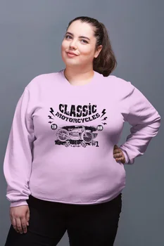 

Angemiel Wear Motorcycles Pink Women Sweatshirts