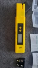 Bolígrafo LCD digital medidor del pH cuya precisión es 0,1, calibrador automático para agua, vino, orina, piscina y acuario