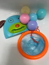 Juguetes de baño para niños, Mini juego de ducha de agua, ventosa de plástico, Red de baloncesto, cestas, bañera, juguetes de juego