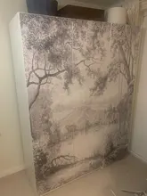 3D Wallpaper Mural Decoration Jungle Rainforest Custom Milofi Retro Hand-Painted-Lines