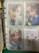 10 Uds PVC A5A6A7 de almacenamiento transparente tarjeta titular carpeta anillos Notebook 6 agujero bolsas documento postal Banco accesorios de planificador