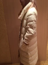 Coat Long-Jacket Double-Sided-Down Winter Women Parkas Snow-Outwear Fitaylor Warm Plus-Size