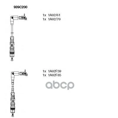 Комплект Высоковольтных Проводов BREMI арт. 939C200
