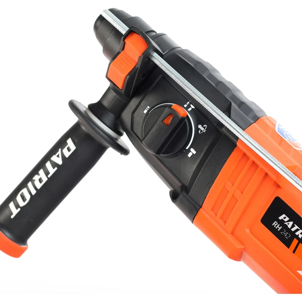 Перфоратор электрический PATRIOT RH 242 (720 Вт, 3 режима, SDS-Plus, 2000 об/мин, 6300 уд/мин)