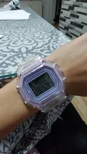 Reloj de moda para hombre y mujer, cronógrafos deportivos digitales transparentes e informales, de pulsera, de regalo para enamorados