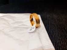 Letdiffery-anillo de acero inoxidable para hombre y Mujer, sortija con números romanos, Color dorado, para motorista