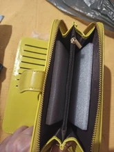 Cartera de cuero con cera de aceite para mujer, monedero de gran capacidad, con cremallera, bolso de mano largo, tarjetero, 2020