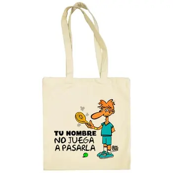 

Cloth bag Padel I don't play pass customizable with name