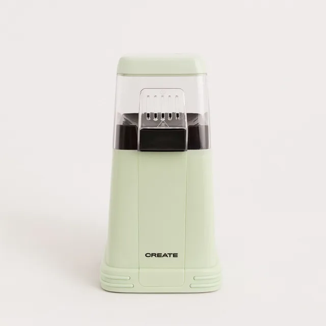 CREATE - POPCORN MAKER, popcorn electric machine, no oil, 3min Green