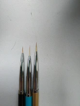 3 unids/set delineador para decoración de uñas pintura bolígrafo 3D consejos de acrílico DIY pinceles para Gel UV dibujo de línea de red manicura herramientas