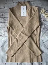 Cashmere Sweater Turtleneck Long-Sleeve Winter Pullovers Knitted Basic WOTWOY Autumn