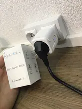 Enchufe inalámbrico inteligente con WiFi, adaptador para Reino Unido, UE, EE. UU., Control remoto por voz, alimentación, Monitor de energía, enchufe temporizador para Alexa y Google Home