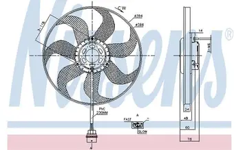

NISSENS Fan, radiator