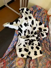 Pijamas de franela para niños Y niñas, bata de baño suave Y cómoda, ropa de casa para bebés de 2 a 8 años, Otoño e Invierno