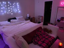 Wedding Garland Lamp Curtain Led-String-Lights Christmas-Decoration Remote-Control Bulb Outdoor