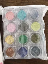 12 unids/set uñas polvo escamas iridiscentes lentejuelas oro plata Super brillante lentejuelas uñas artísticas manicura Decoración