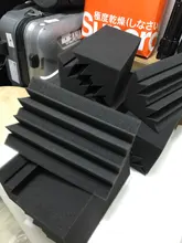 Padding Bass-Trap Acoustic Studio Insulation Wall-Foam Soundproofing Black NEW Price