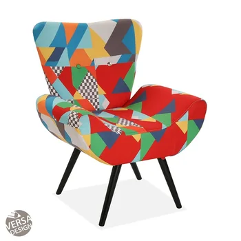 

Versa Home Brais printed armchair material four-legged polyester without armrest 19501412