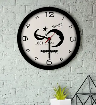 

Personalized Ataturk Themed Wood Wall Saati-5