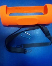 Funda protectora de silicona con correa para altavoz inalámbrico JBL, accesorio de protección para altavoz portátil, carcasa, para montañismo, para JBL Charge 4