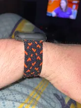 Correa de nailon trenzado para Apple Watch 6 Se 5, banda de 44mm, 40mm, 38mm y 42mm, correa elástica para reloj inteligente iWatch Series 54321