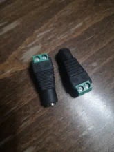 5 Juegos de 10 Uds. De cámaras, 2,1mm x 5,5mm, adaptador de enchufe hembra y macho, toma de corriente continua, color verde