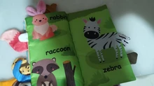 Libro de tela suave para bebés, juguete educativo Montessori para niños de 0 a 12 meses