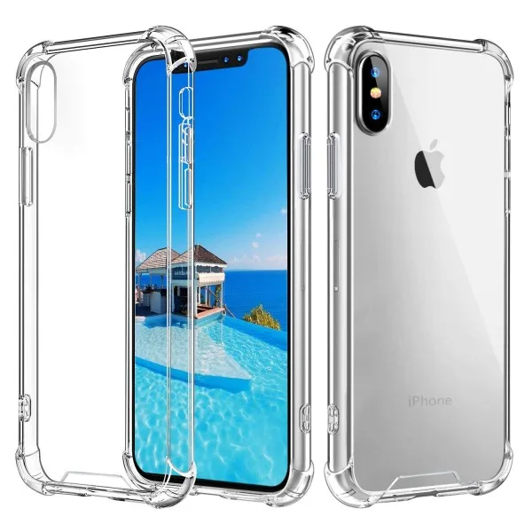 Гелевый Чехол-подставка для Apple IPhone XS MAX | углы усиленные прозрачные антиударные края