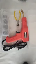 Soldador de plástico, herramientas de garaje, grapadora caliente práctica, máquina de reparación de plástico PVC, reparación de parachoques de coche
